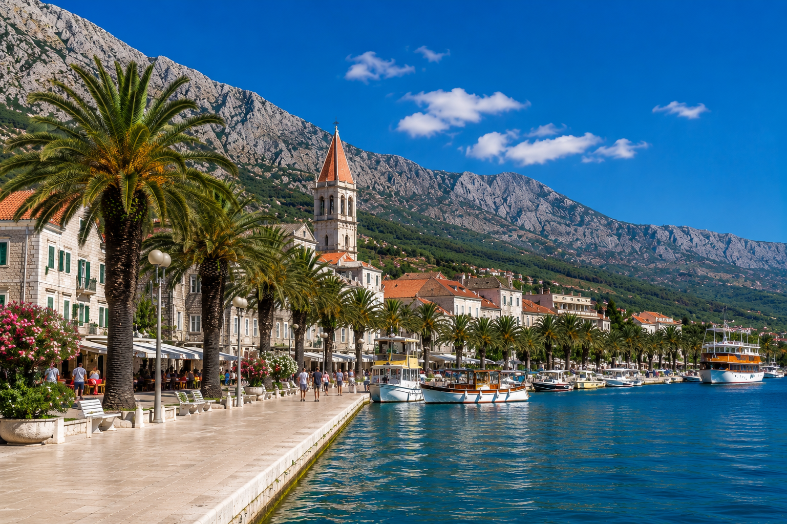 Makarska Riviera in Kroatien
