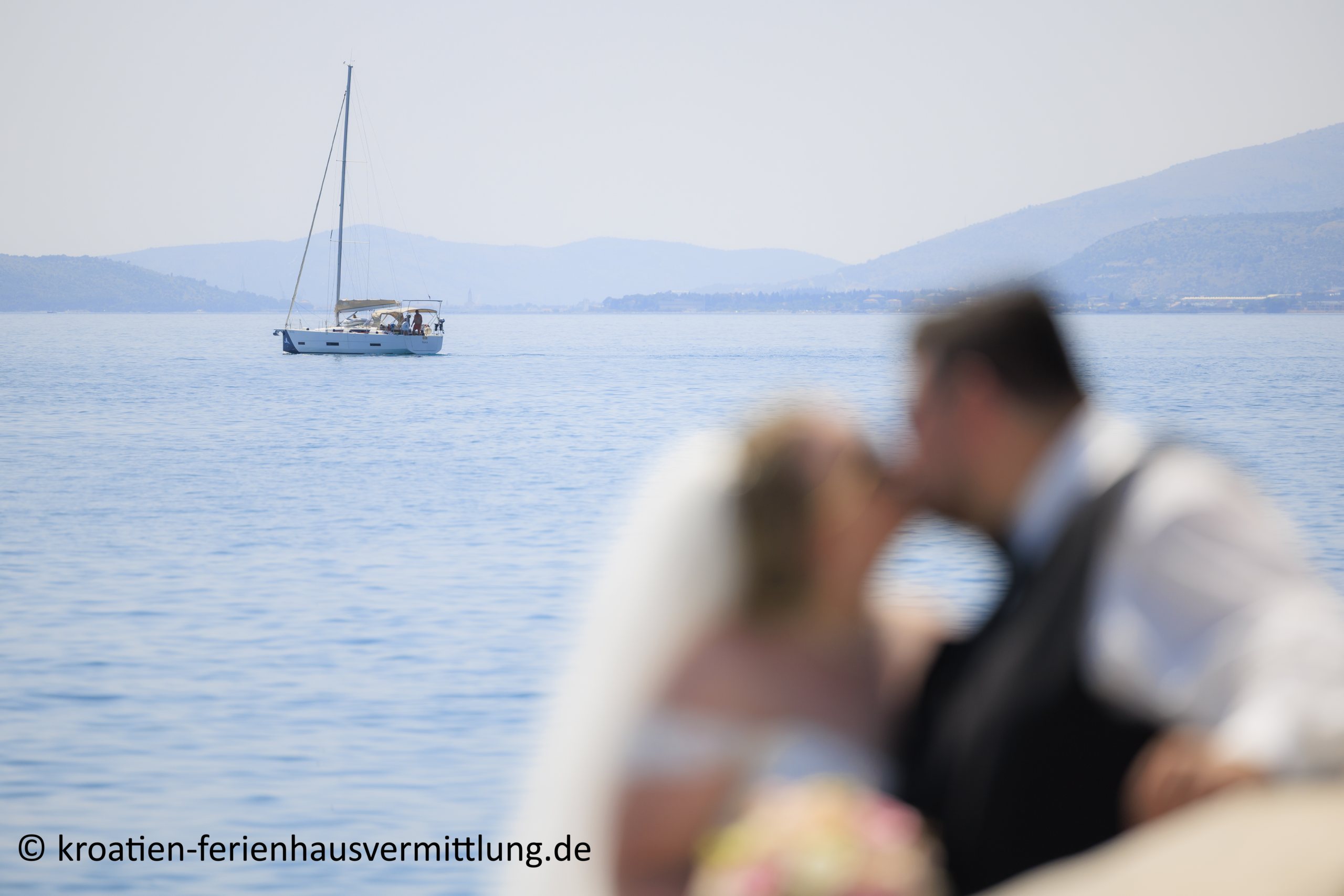 Romantische Hochzeit am Meer in Kroatien