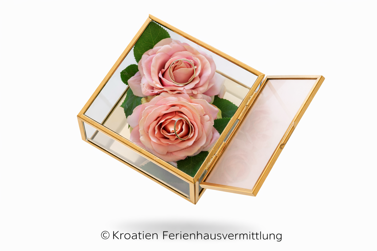 Eheringe für eine Hochzeit in Kroatien