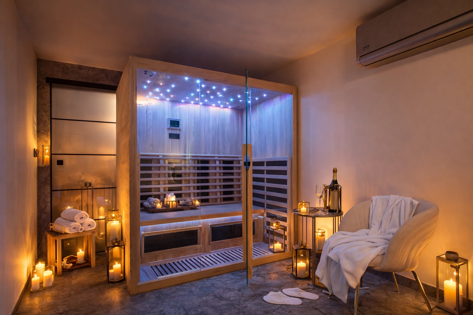 Infrarotsauna Villa Palace Al Nera