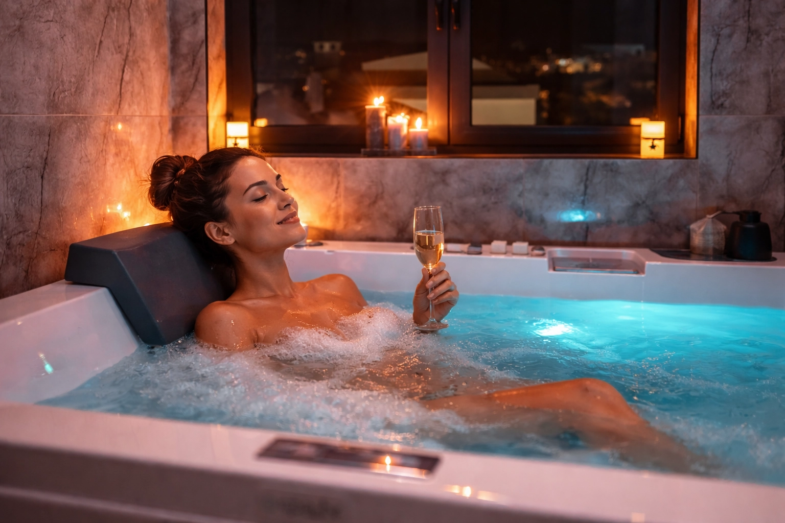 Luxuriöser Jacuzzi Villa Palace Al Nera