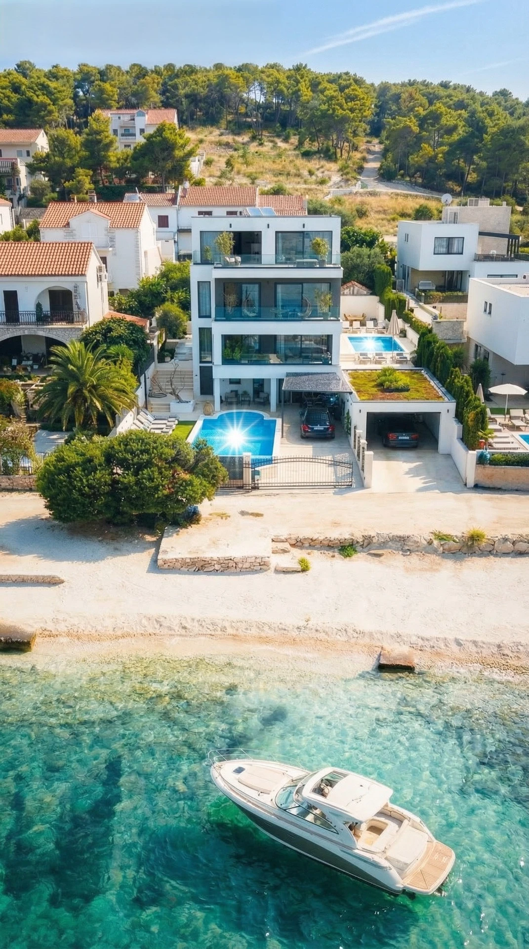 Villa Palace Al Nera vom Meer